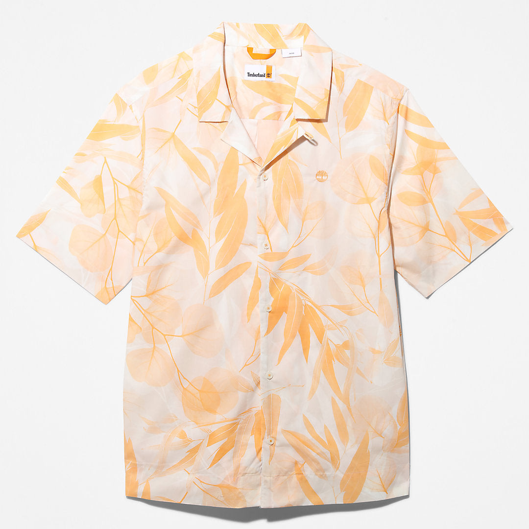 Mens Timberland Organic Cotton Resort Shirt for Men in White