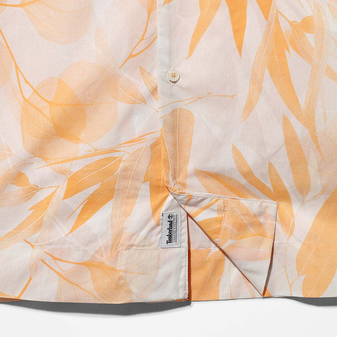 Mens Timberland Organic Cotton Resort Shirt for Men in White