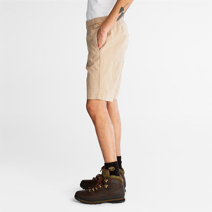 Mens Timberland Cotton and Linen-Blend Shorts for Men in Beige