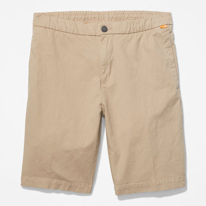 Mens Timberland Cotton and Linen-Blend Shorts for Men in Beige