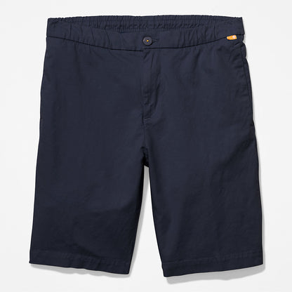 Mens Timberland Cotton and Linen-Blend Shorts for Men in Navy