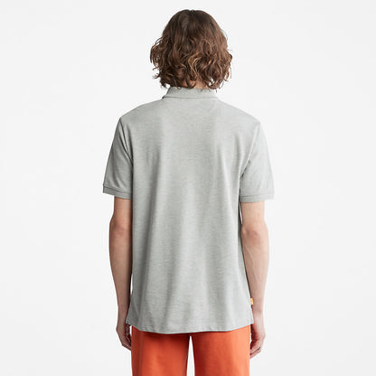 Mens Timberland Millers River Pique Polo Shirt for Men in Grey