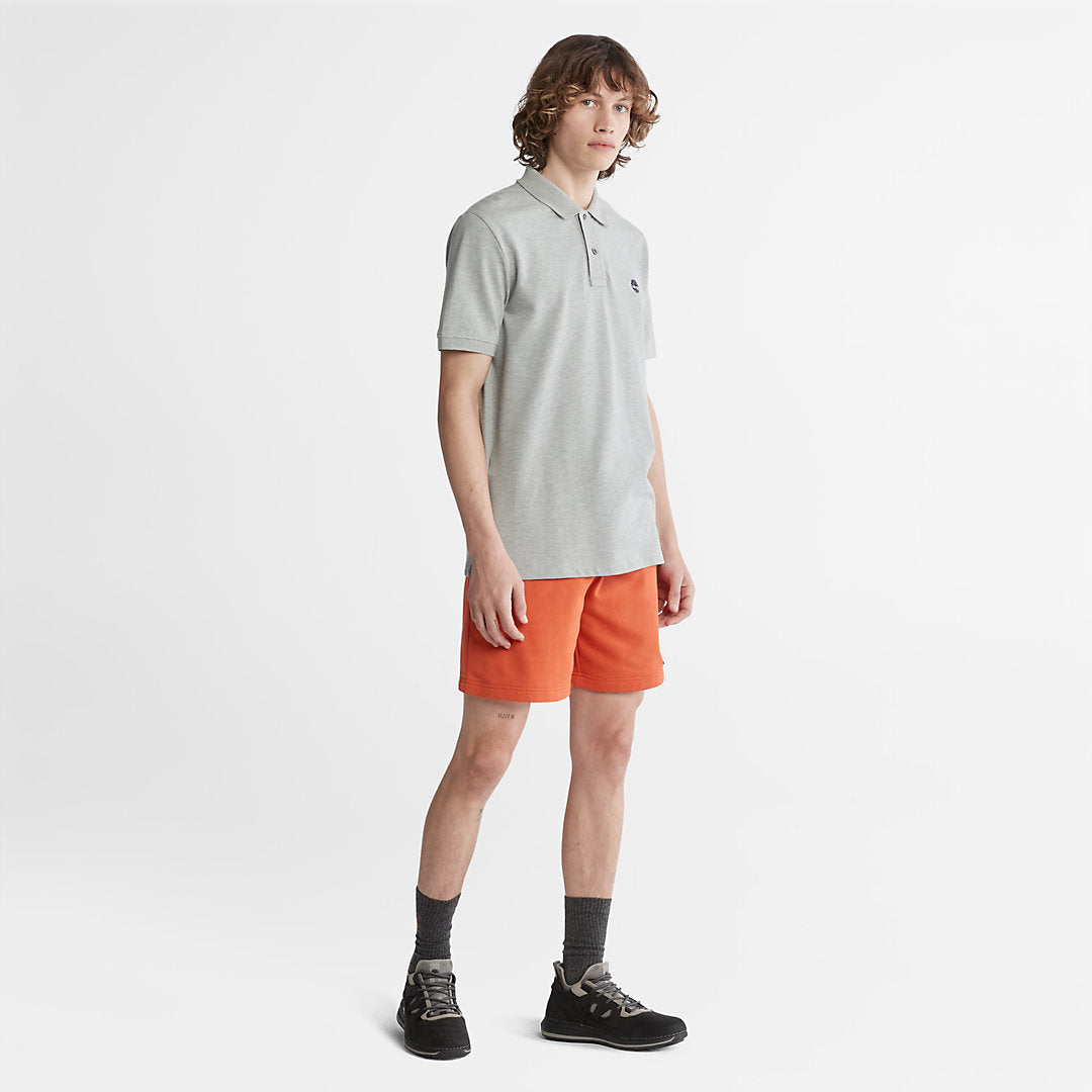 Mens Timberland Millers River Pique Polo Shirt for Men in Grey
