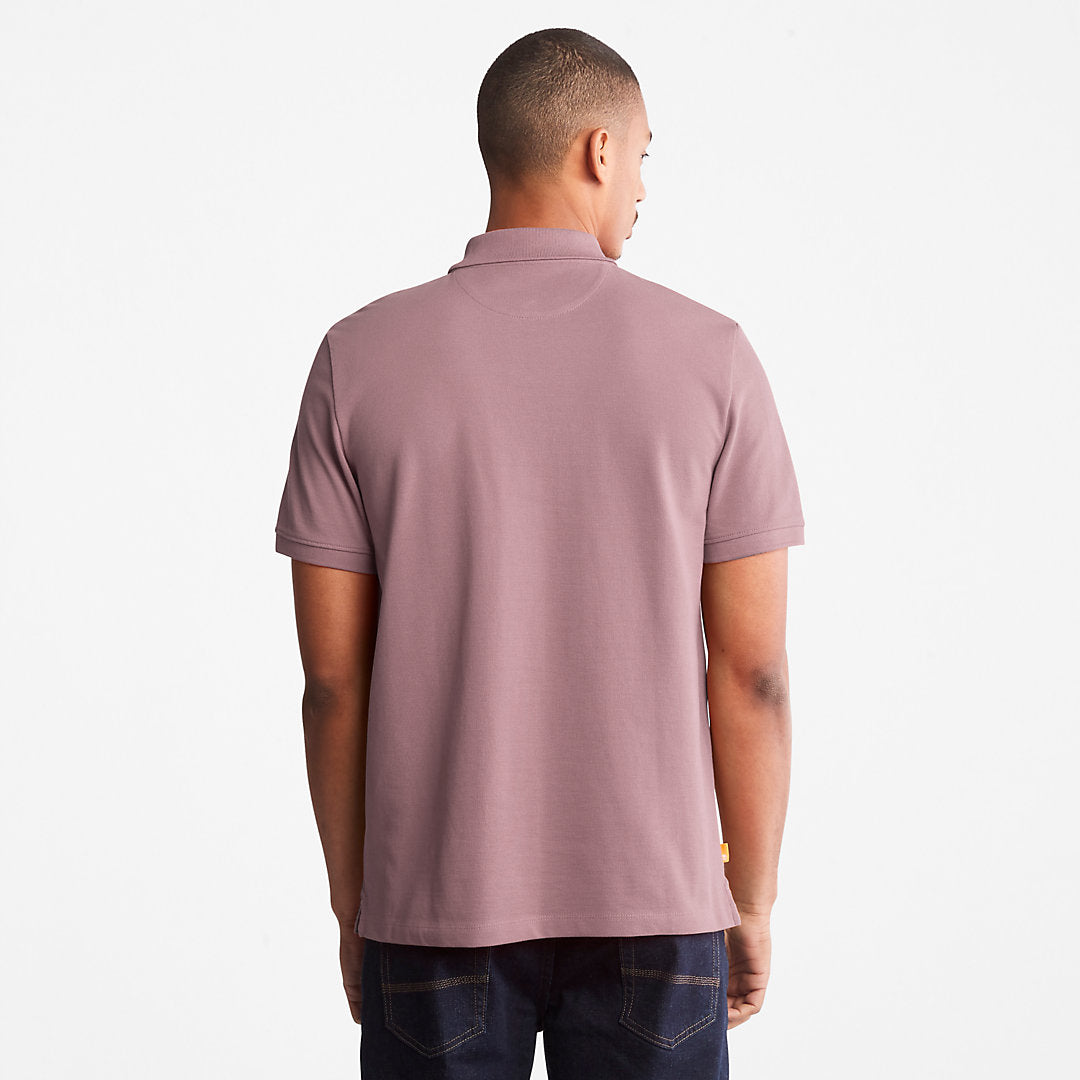 Mens Timberland Millers River Pique Polo Shirt for Men in Purple