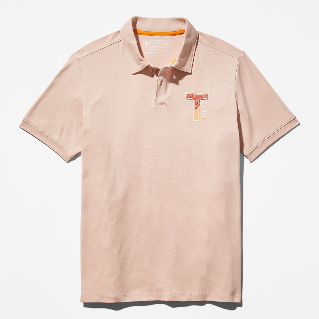 Mens Timberland TimberFresh™ Polo Shirt for Men in Light Pink