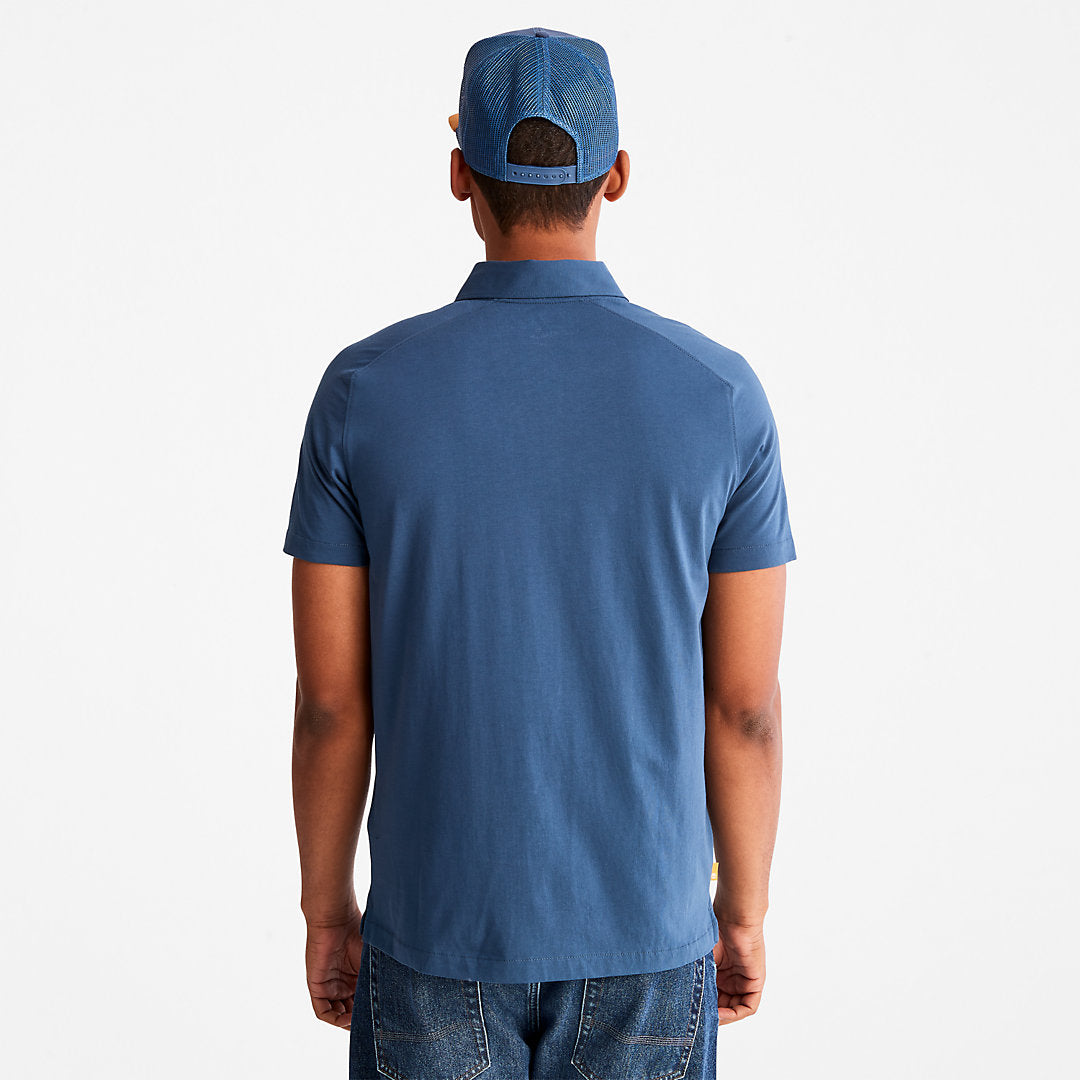 Mens Timberland TimberFresh™ Supima® Cotton Polo Shirt for Men in Blue