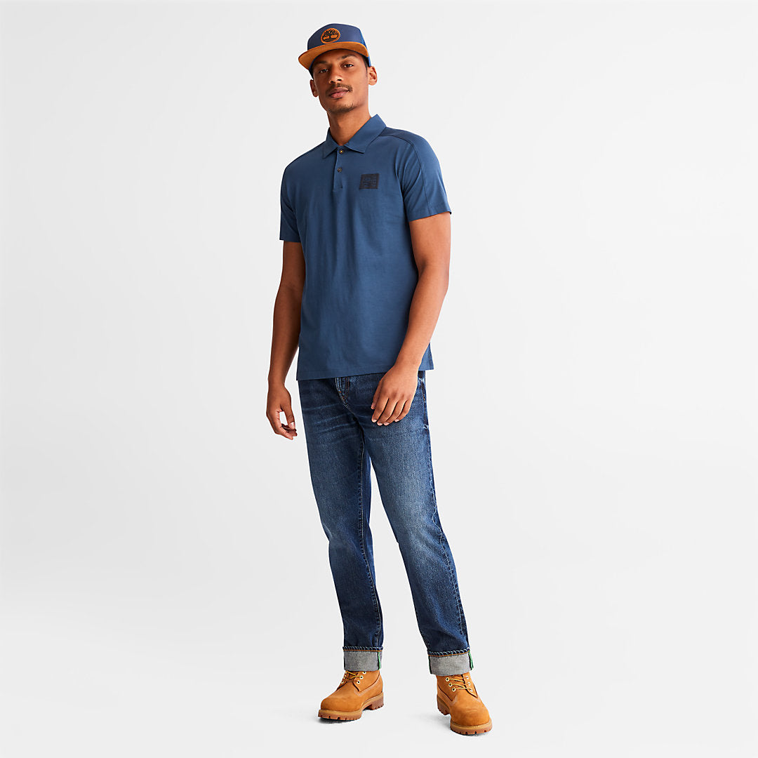 Mens Timberland TimberFresh™ Supima® Cotton Polo Shirt for Men in Blue