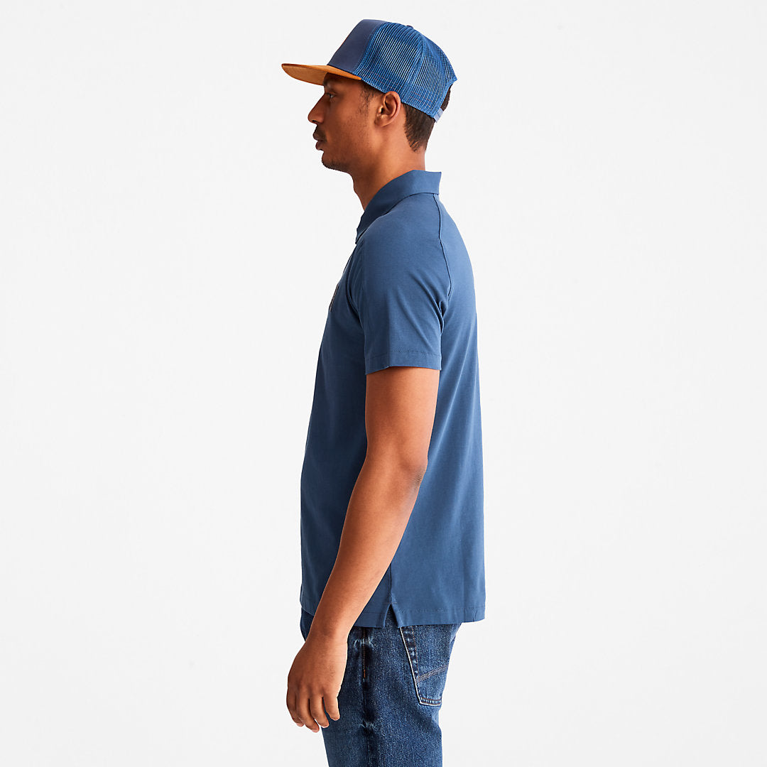 Mens Timberland TimberFresh™ Supima® Cotton Polo Shirt for Men in Blue