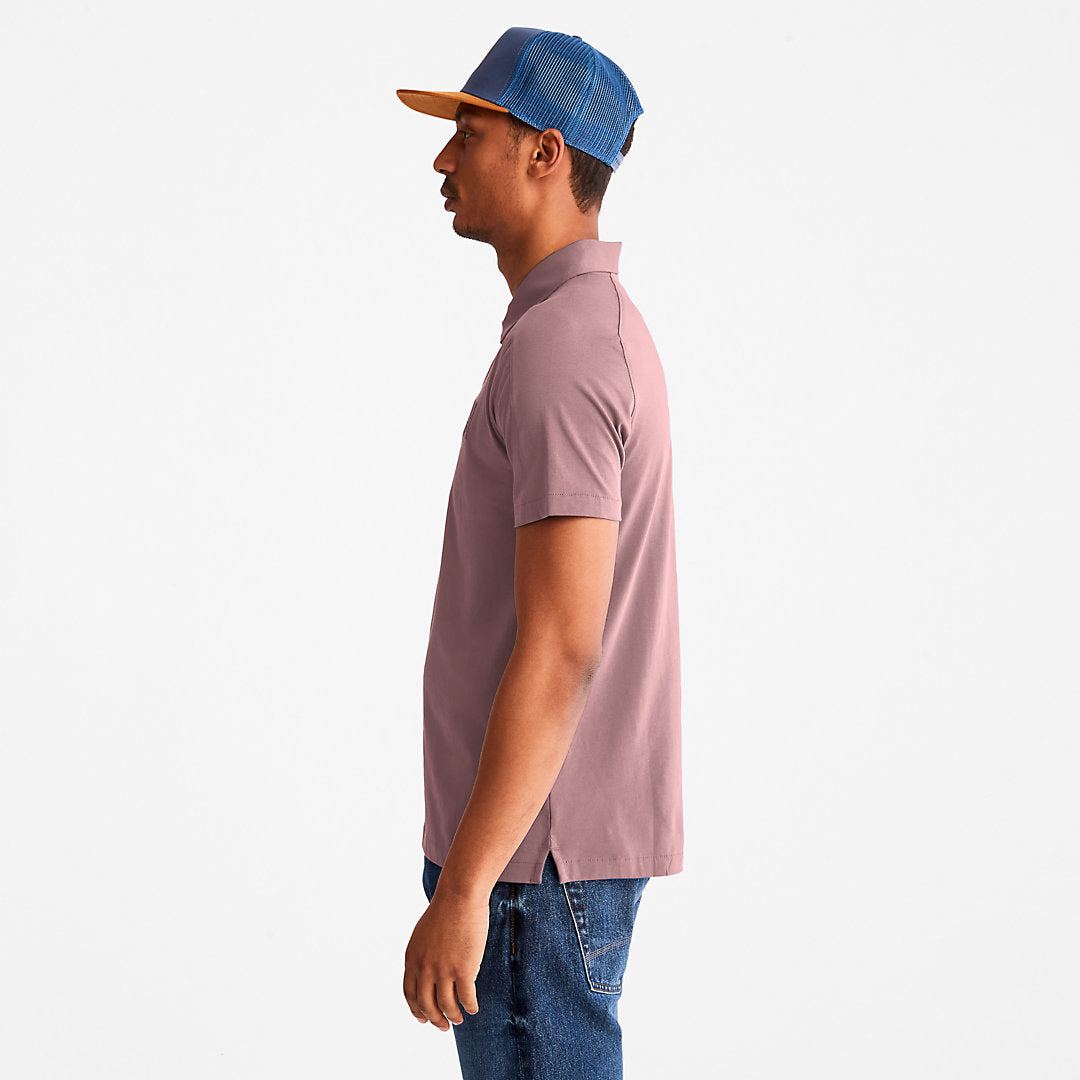 Mens Timberland TimberFresh™ Supima® Cotton Polo Shirt for Men in Pink
