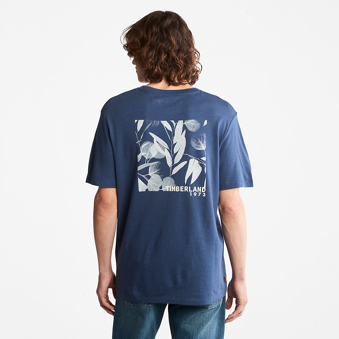 Mens Timberland Refibra™ Technology T-Shirt for Men in Blue