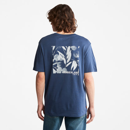 Mens Timberland Refibra™ Technology T-Shirt for Men in Blue