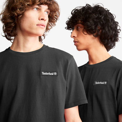 Mens Timberland All Gender Heavyweight Badge T-Shirt in Black