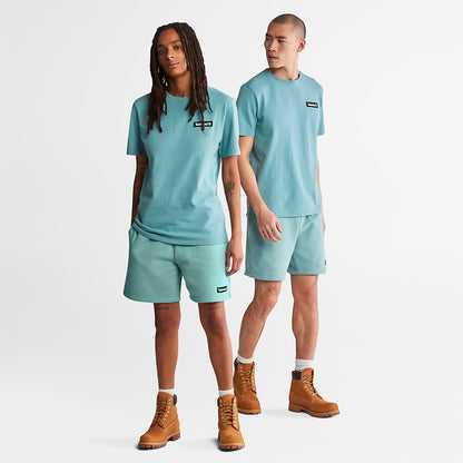 Mens Timberland All Gender Heavyweight Badge T-Shirt in Green