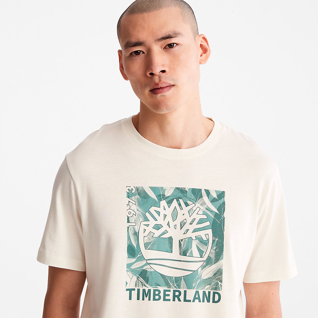 Mens Timberland Interlock TimberFresh™ T-Shirt for Men in White