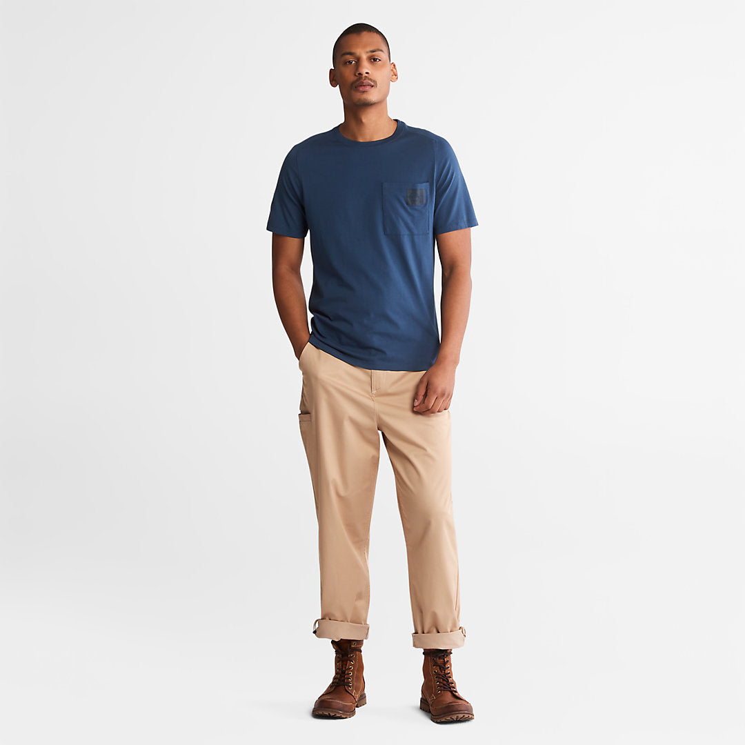 Mens Timberland Eco-Ready Supima® Cotton TimberFresh™ T-Shirt for Men in Blue