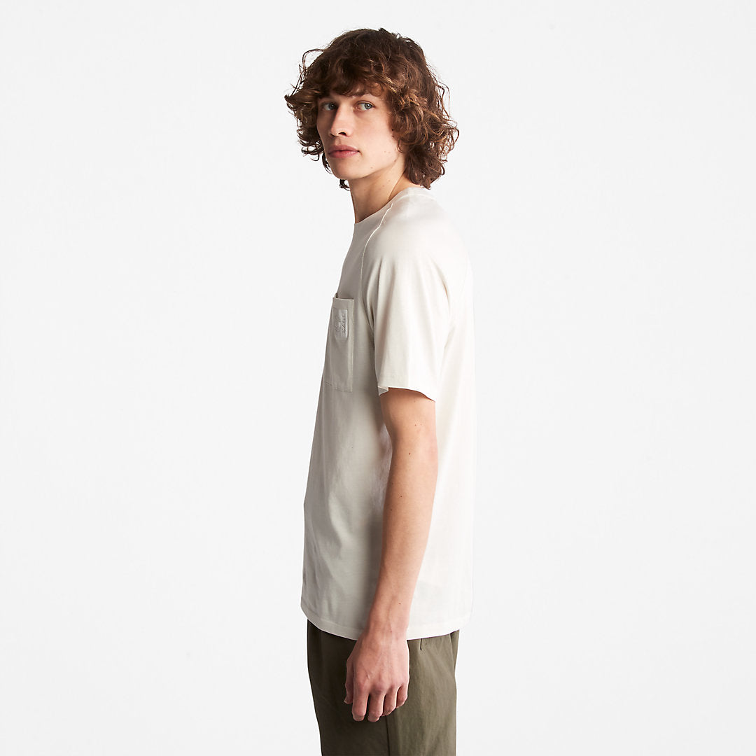 Mens Timberland Eco-Ready Supima® Cotton TimberFresh™ T-Shirt for Men in White