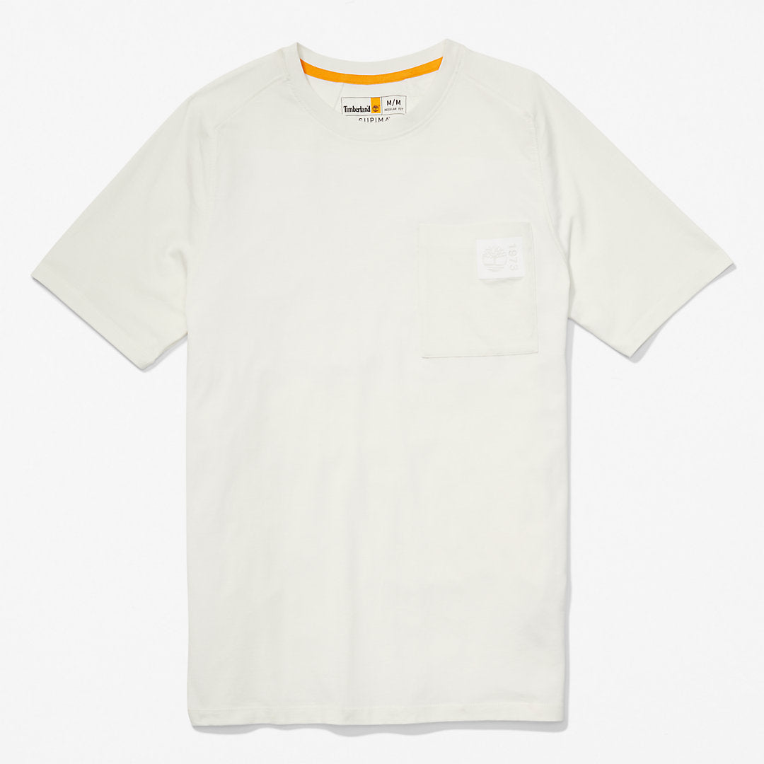 Mens Timberland Eco-Ready Supima® Cotton TimberFresh™ T-Shirt for Men in White
