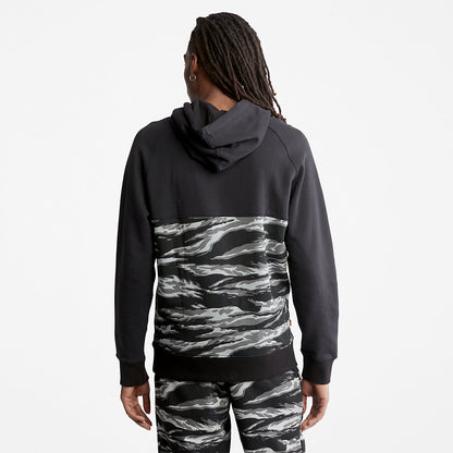 Mens Timberland White Tiger Print Hoodie for Men in Camo