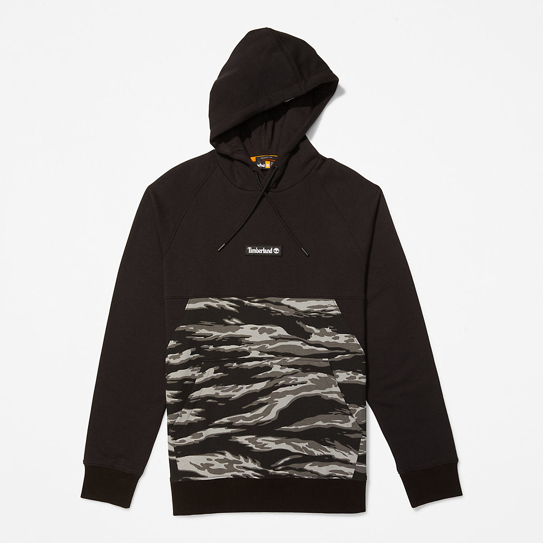 Mens Timberland White Tiger Print Hoodie for Men in Camo