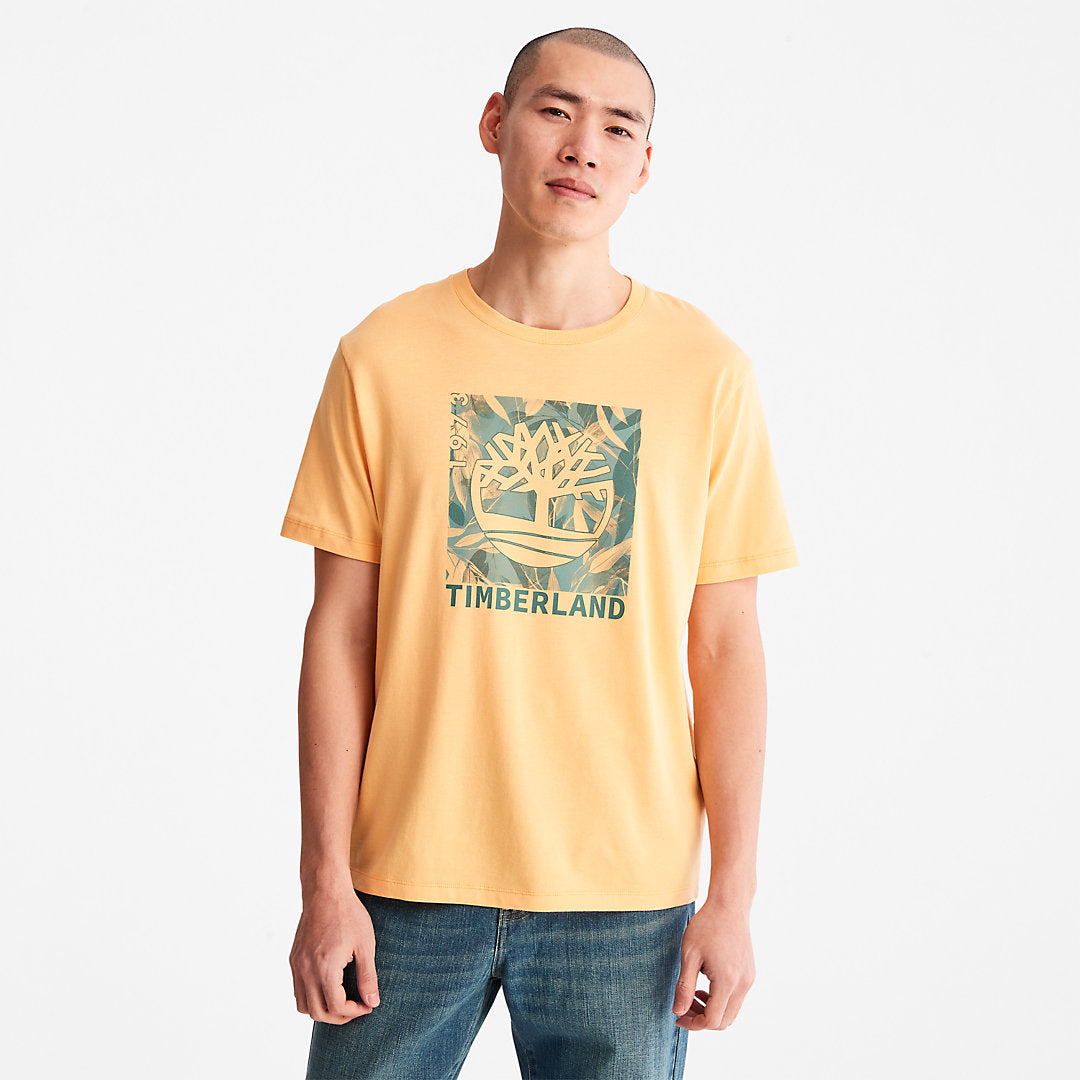 Mens Timberland Refibra™ Graphic T-Shirt for Men in Orange