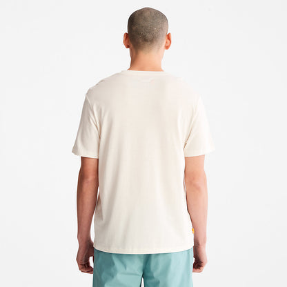 Mens Timberland Refibra™ Graphic T-Shirt for Men in White