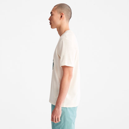 Mens Timberland Refibra™ Graphic T-Shirt for Men in White