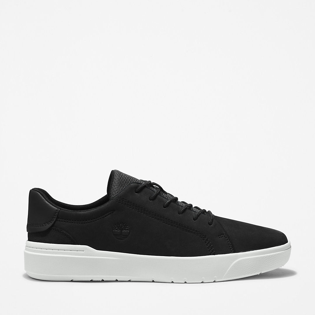 Mens Timberland Seneca Bay Leather Trainer for Men in Black