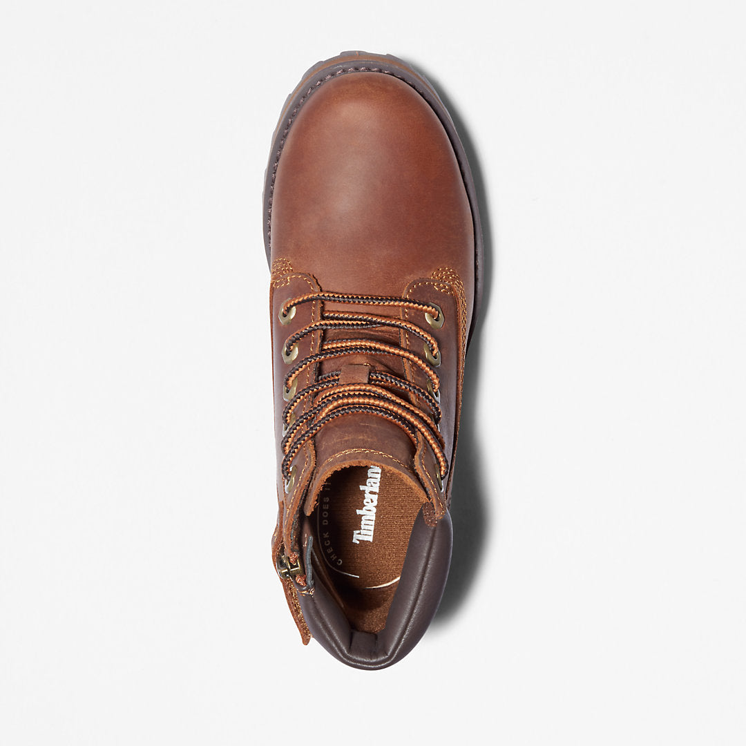 Kids Timberland Courma 6 Inch Side-Zip Boot for Youth in Brown
