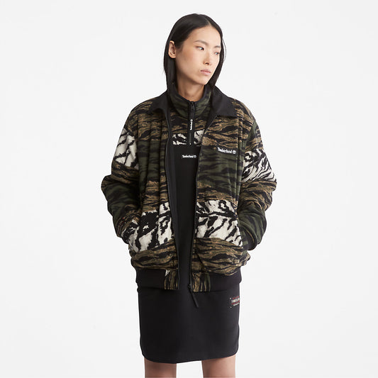 Mens Timberland All Gender Year of the Tiger Bomber Jacket in Black