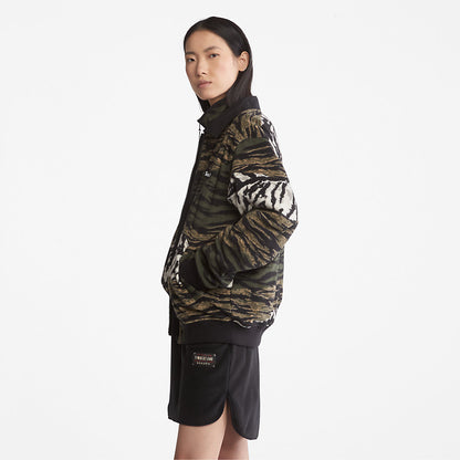 Mens Timberland All Gender Year of the Tiger Bomber Jacket in Black