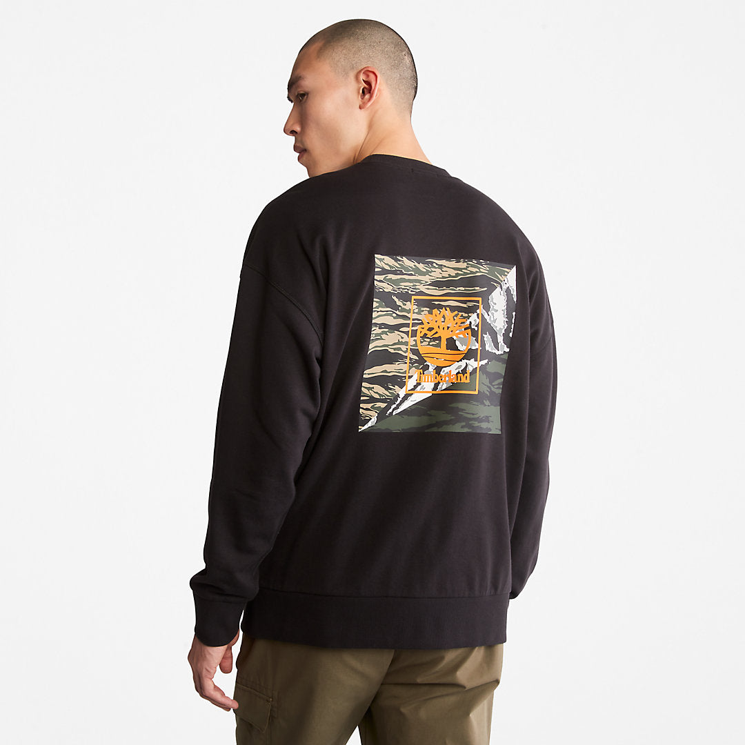 Mens Timberland Year of the Tiger Sweatshirt for Men in Black