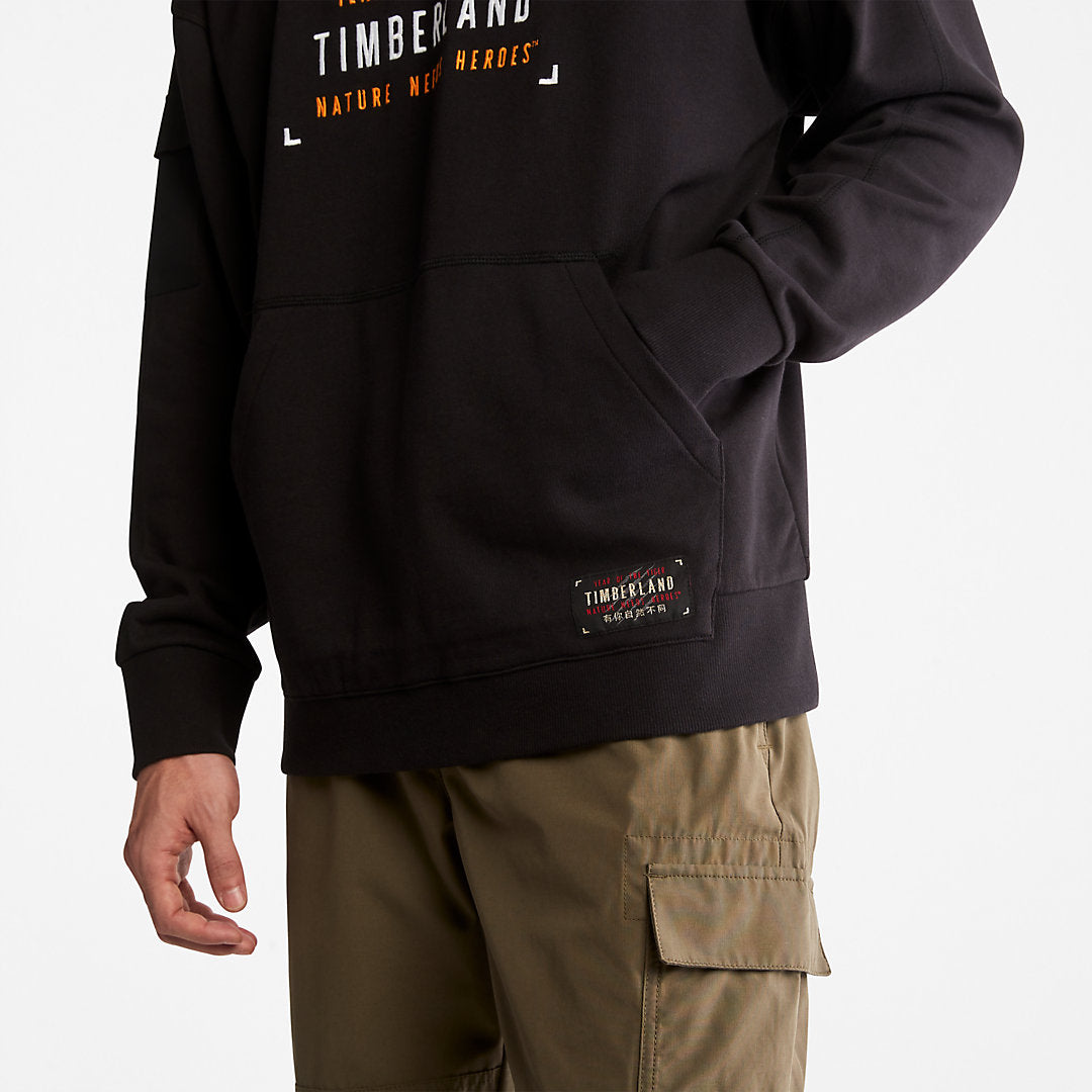 Mens Timberland Year of the Tiger Sweatshirt for Men in Black
