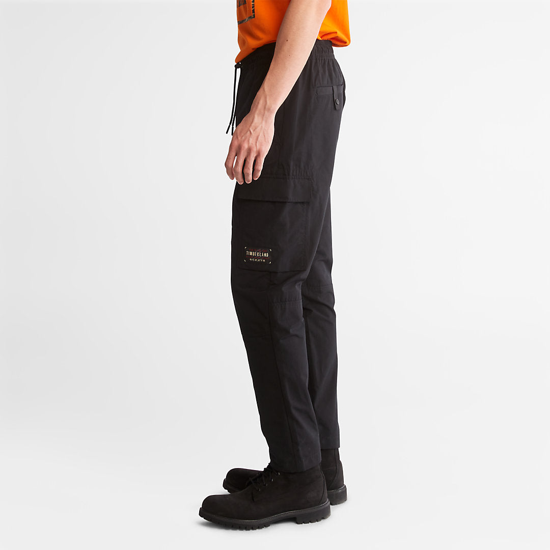 Mens Timberland Water-Repellent Cargo Trousers for Men in Black