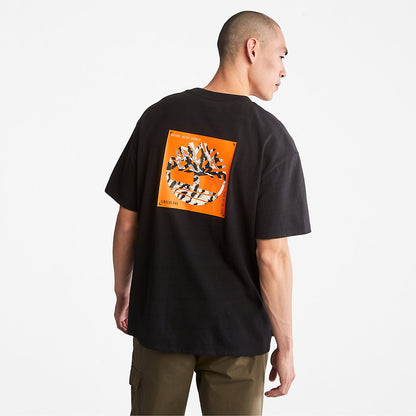 Mens Timberland Year of the Tiger T-Shirt for Men in Black