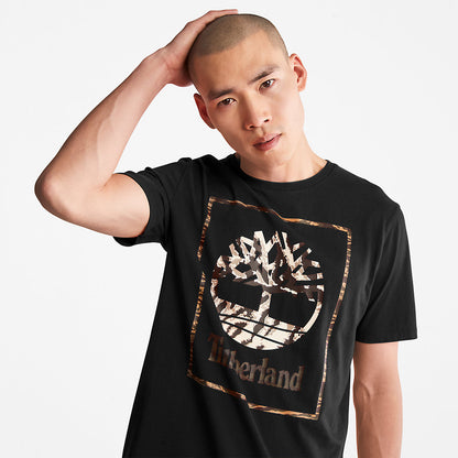 Mens Timberland Year of the Tiger T-Shirt for Men in Black