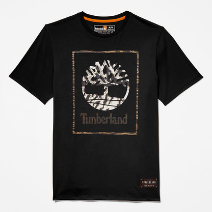 Mens Timberland Year of the Tiger T-Shirt for Men in Black