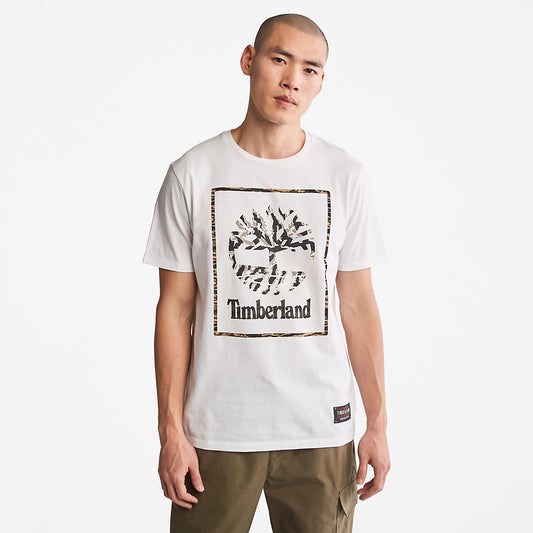 Mens Timberland Year of the Tiger T-Shirt for Men in White