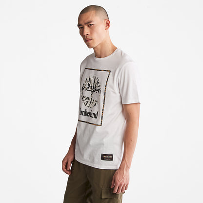 Mens Timberland Year of the Tiger T-Shirt for Men in White