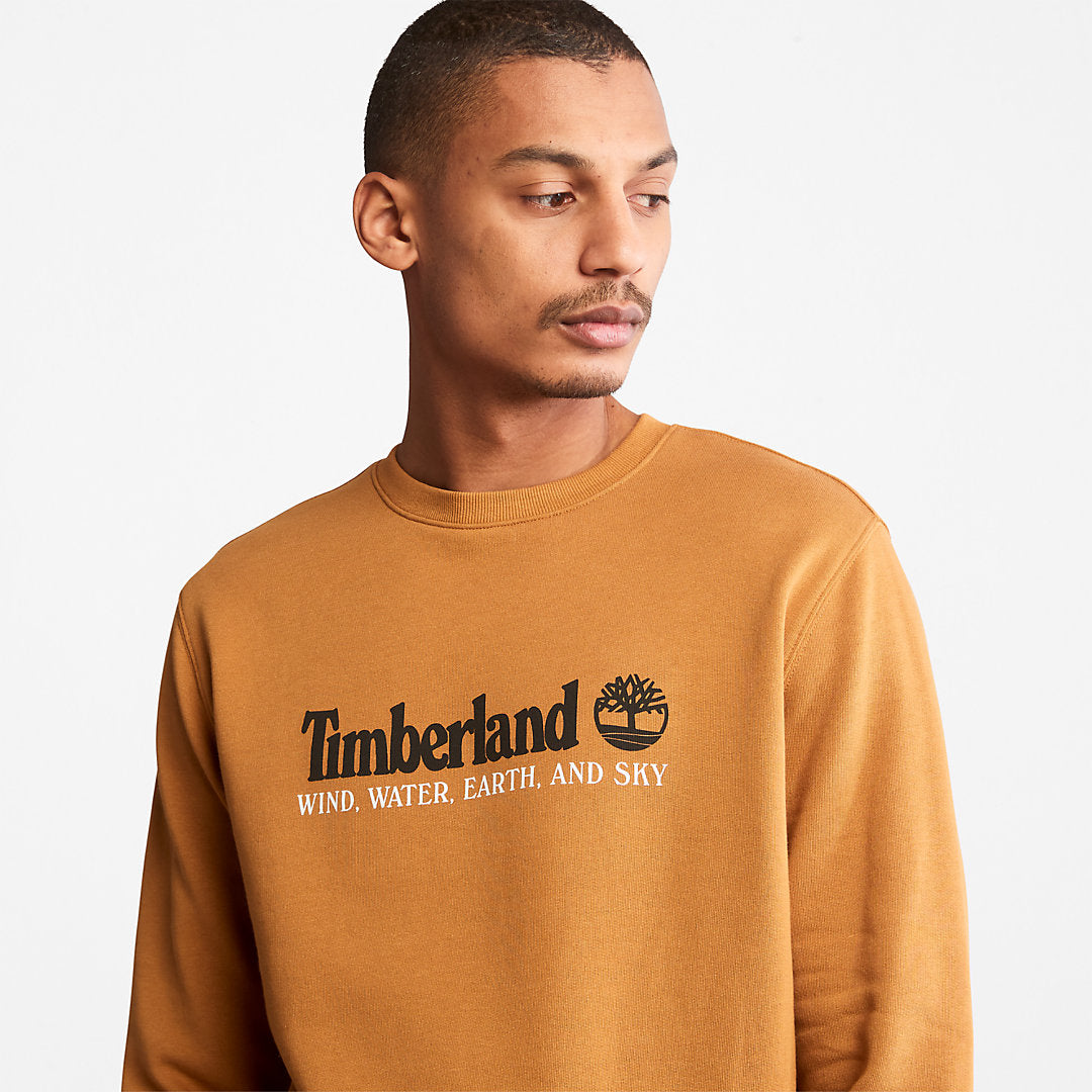 Mens Timberland Wind, Water, Earth and Sky™ Sweatshirt for Men in Yellow