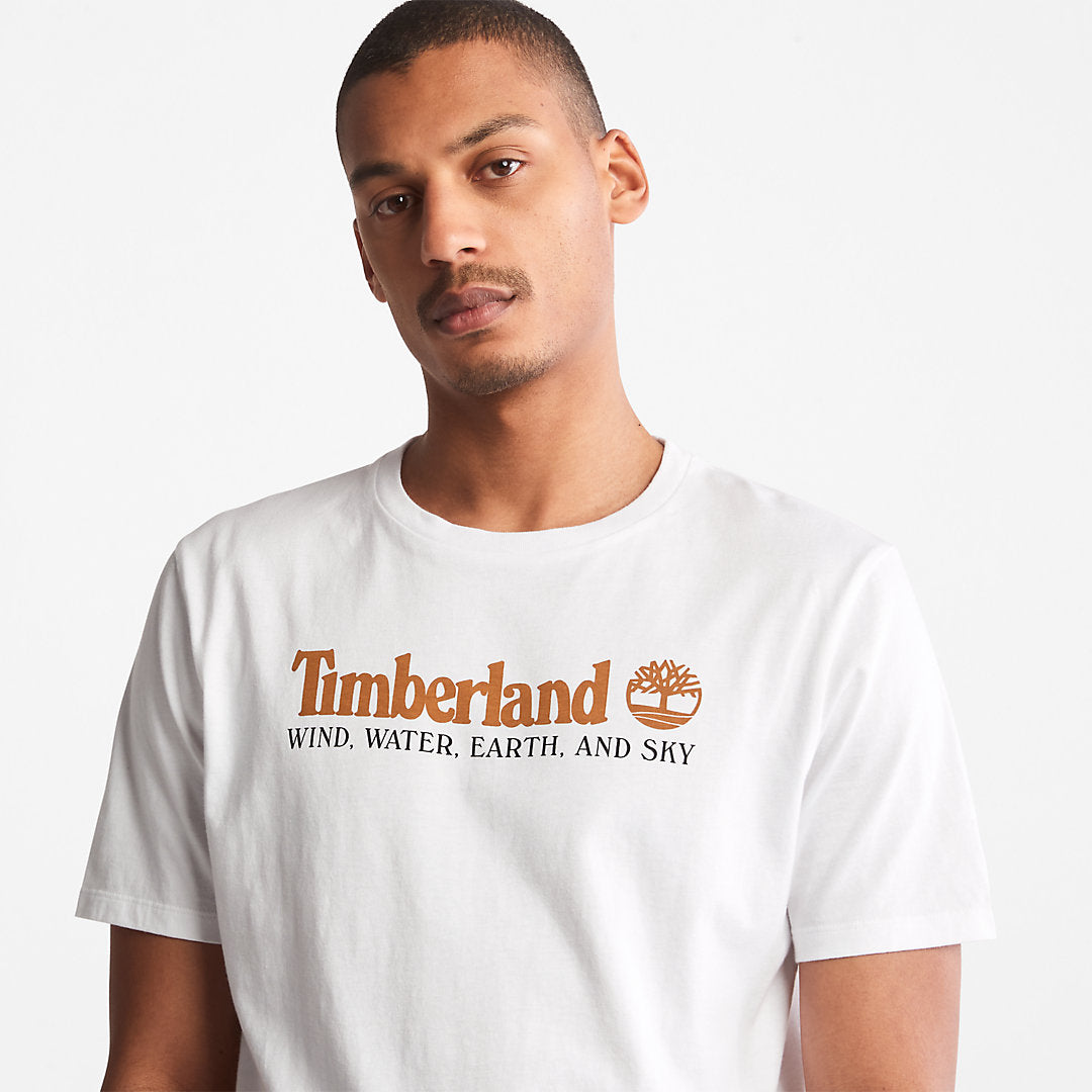 Mens Timberland Wind, Water, Earth and Sky™ T-Shirt for Men in White
