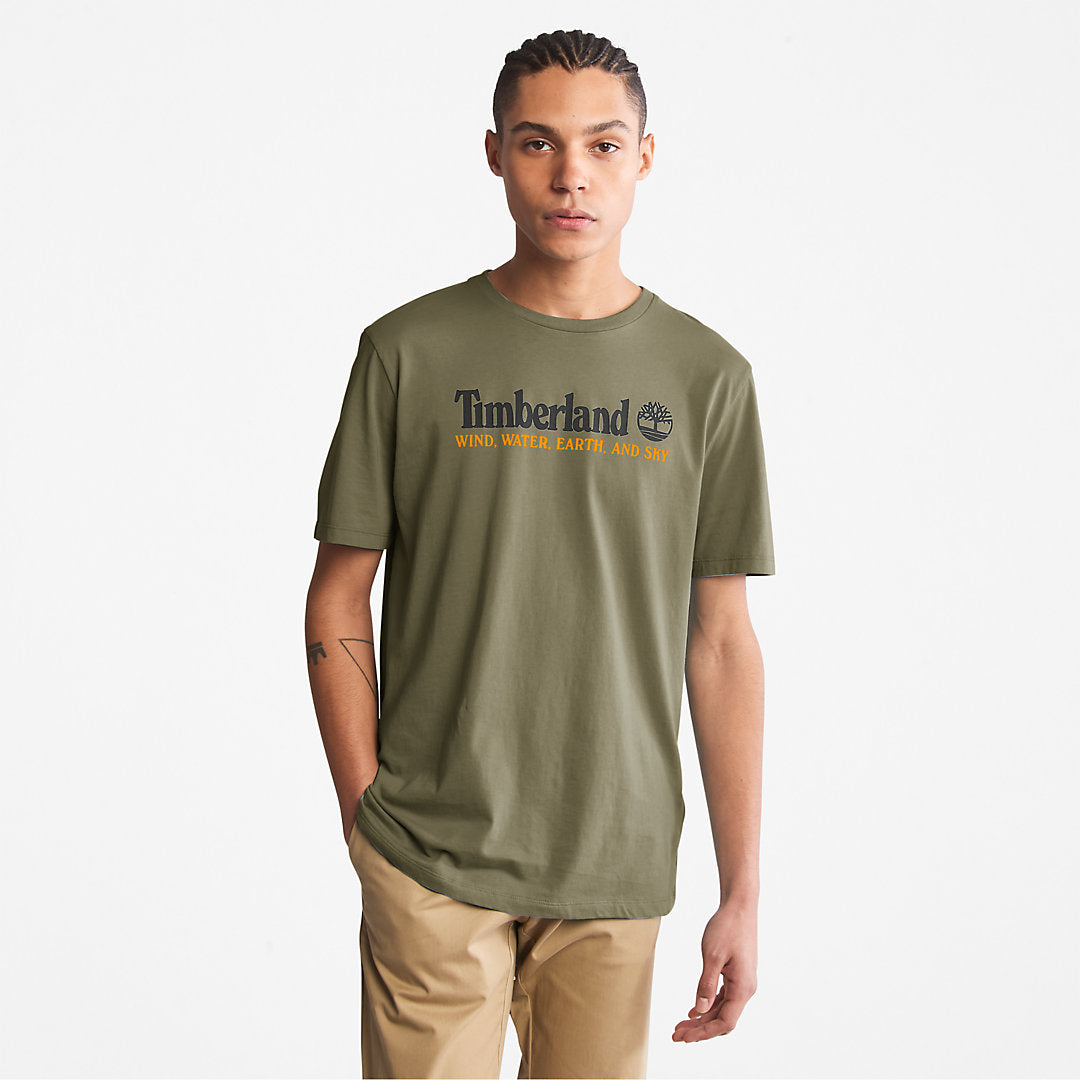 Mens Timberland Wind, Water, Earth and Sky™ T-Shirt for Men in Dark Green