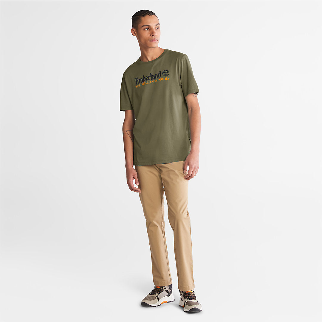 Mens Timberland Wind, Water, Earth and Sky™ T-Shirt for Men in Dark Green