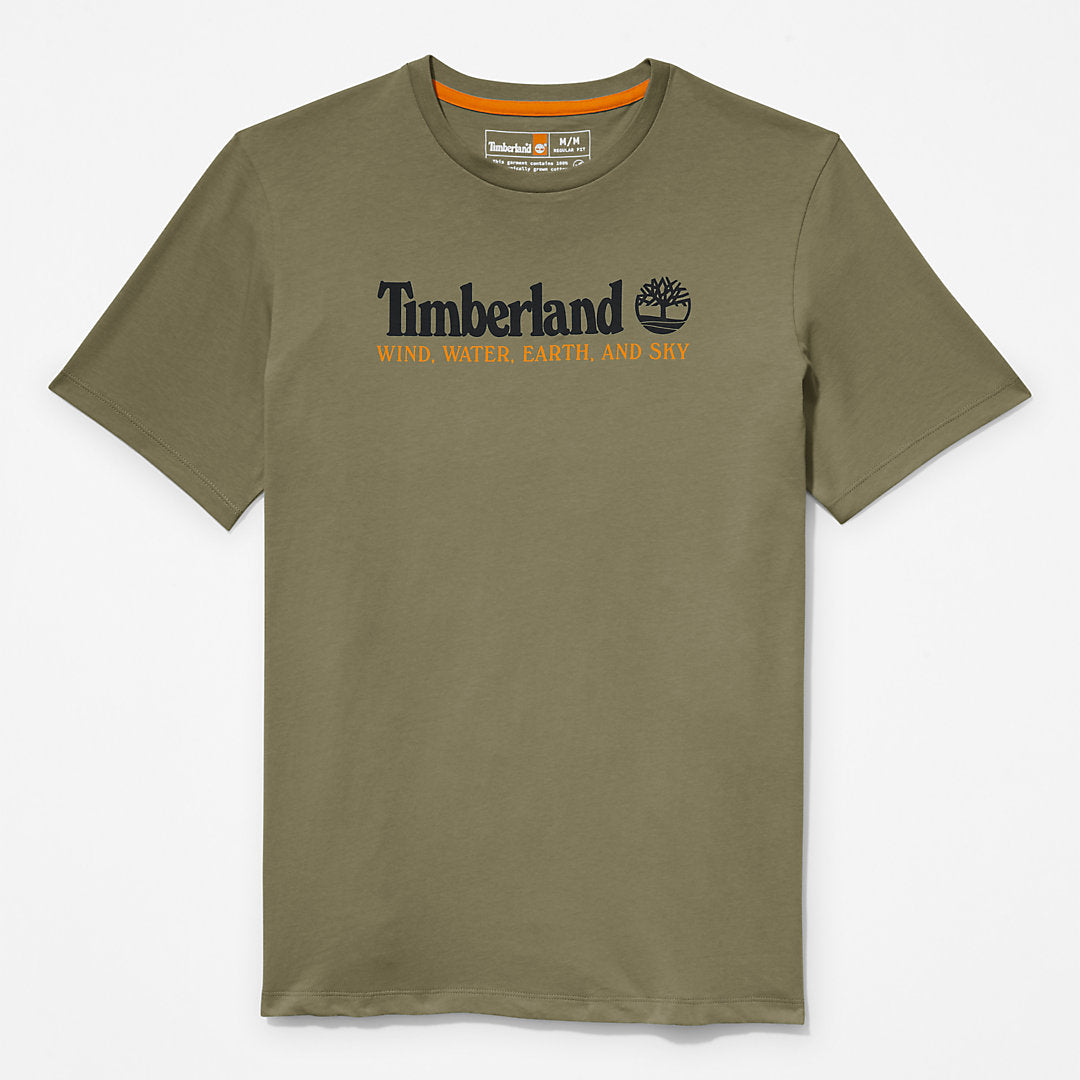 Mens Timberland Wind, Water, Earth and Sky™ T-Shirt for Men in Dark Green
