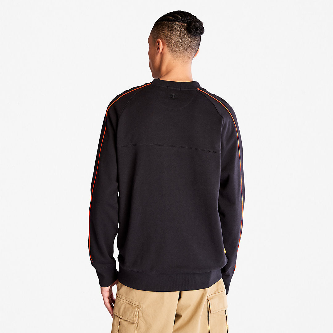Mens Timberland Outdoor Archive Sweatshirt for Men in Black