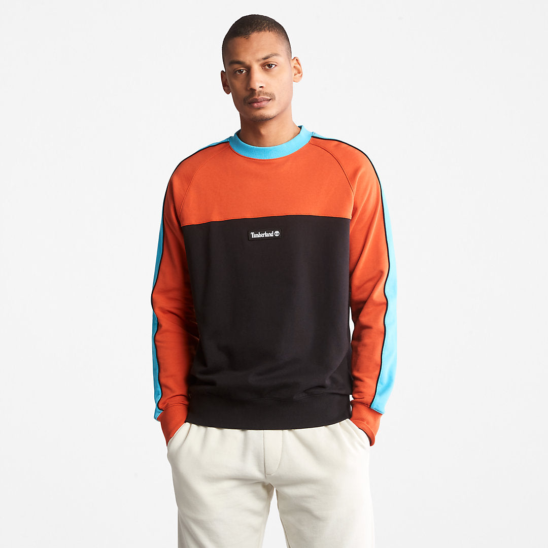 Mens Timberland Outdoor Archive Sweatshirt for Men in Orange