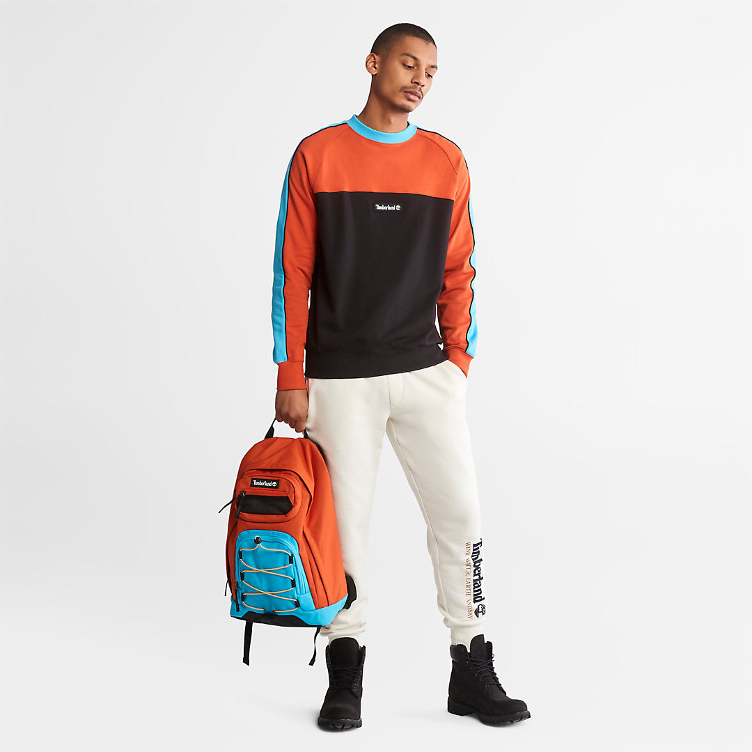 Mens Timberland Outdoor Archive Sweatshirt for Men in Orange