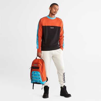 Mens Timberland Outdoor Archive Sweatshirt for Men in Orange
