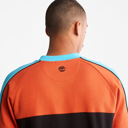 Mens Timberland Outdoor Archive Sweatshirt for Men in Orange