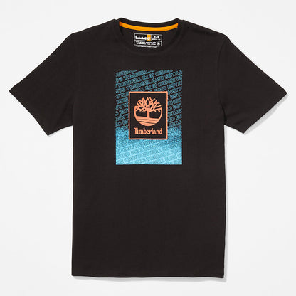 Mens Timberland Outdoor Archive T-Shirt for Men in Black
