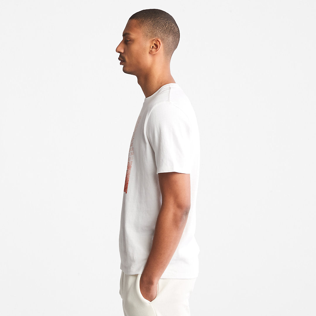 Mens Timberland Outdoor Archive T-Shirt for Men in White